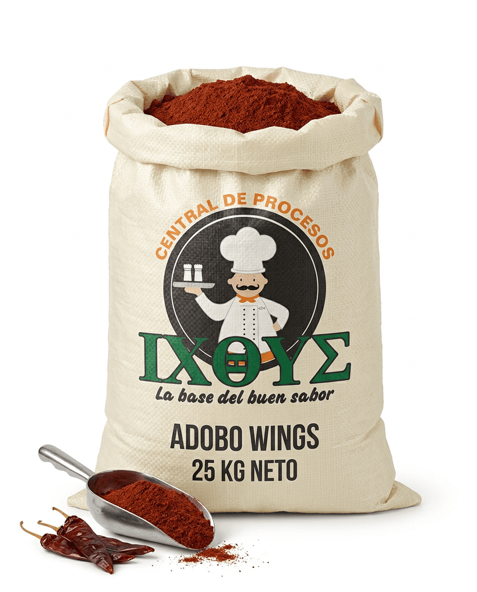 Adobo Wings — saco de 25 kg